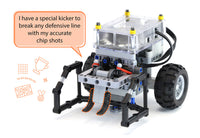 LEGO®-compatible chipper robot - Orange Tart robotic kit for kids